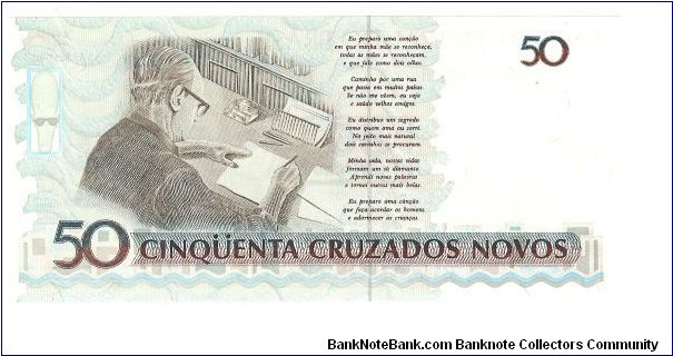 Banknote from Brazil year 1990