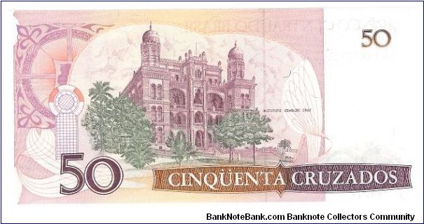 Banknote from Brazil year 1986