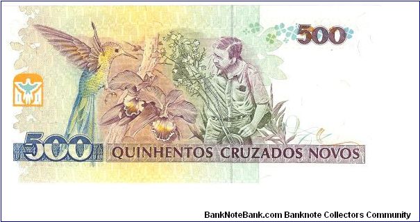 Banknote from Brazil year 1990