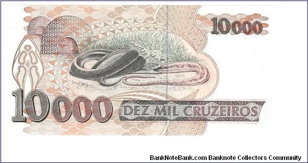 Banknote from Brazil year 1993