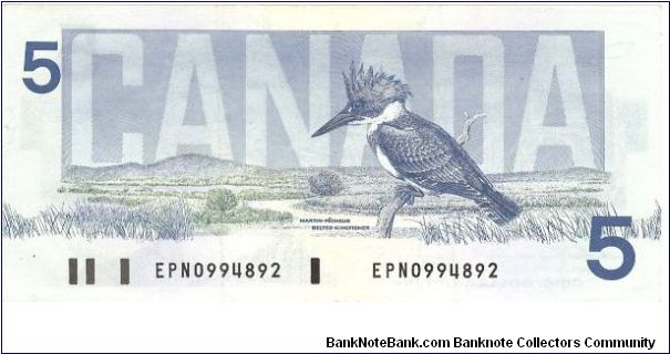 Banknote from Canada year 1986