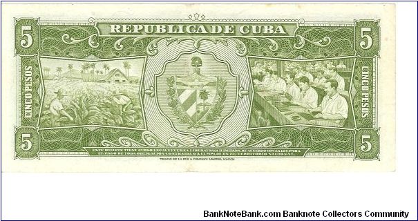 Banknote from Cuba year 1960