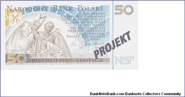 First Polish commemorative note Banknote