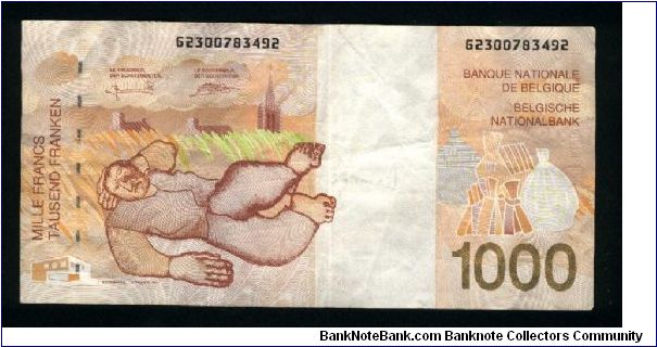 Banknote from Belgium year 1997