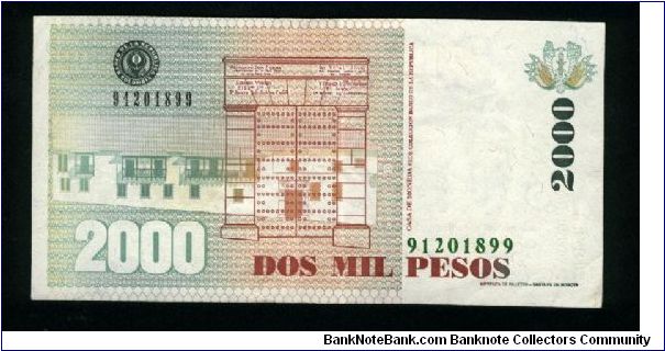 Banknote from Colombia year 1997