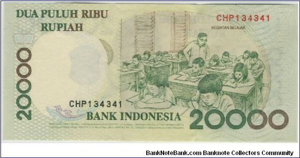 Banknote from Indonesia year 1998