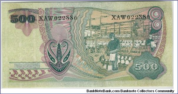 Banknote from Indonesia year 1968