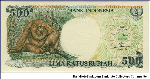 Indonesia 1992 Rp500 Banknote