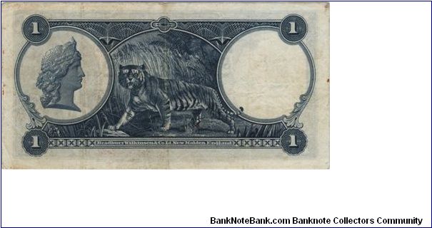 Banknote from Malaysia year 1935