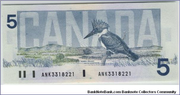 Banknote from Canada year 1986