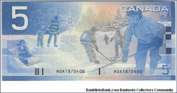 Banknote from Canada year 2002