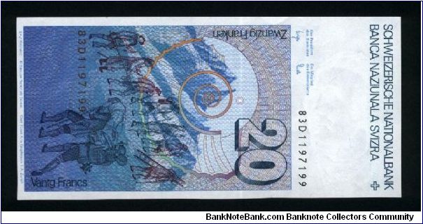 Banknote from Switzerland year 1983