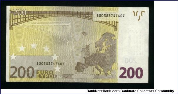 Banknote from Italy year 2002