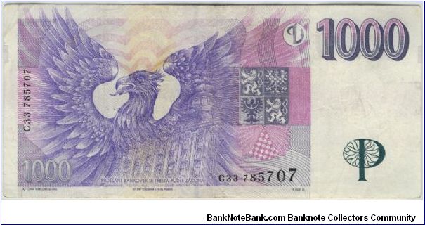 Banknote from Czech Republic year 1986