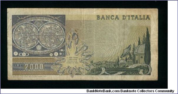Banknote from Italy year 1973