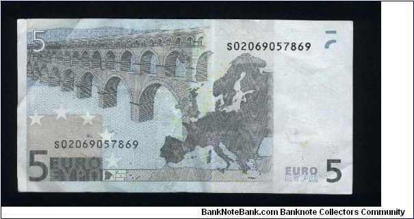 Banknote from Italy year 2002