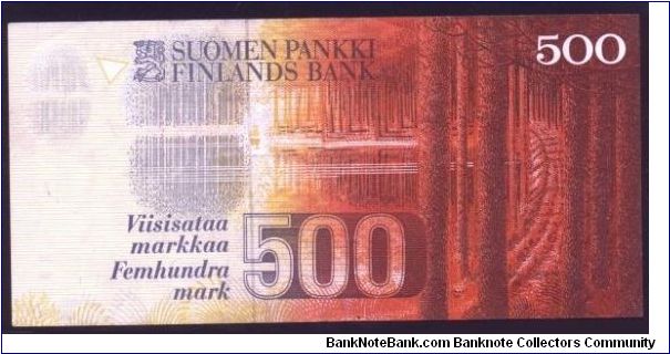 Banknote from Finland year 1986