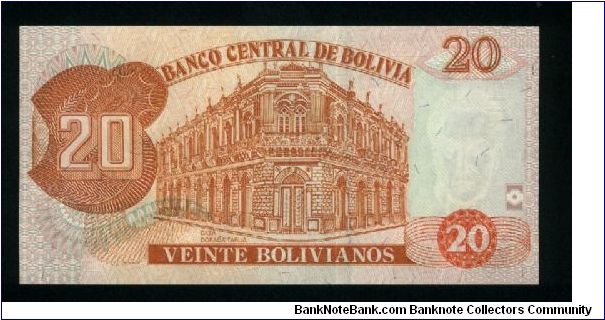 Banknote from Bolivia year 2001