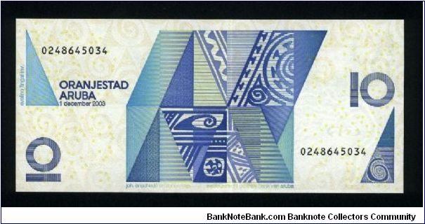 Banknote from Aruba year 2003