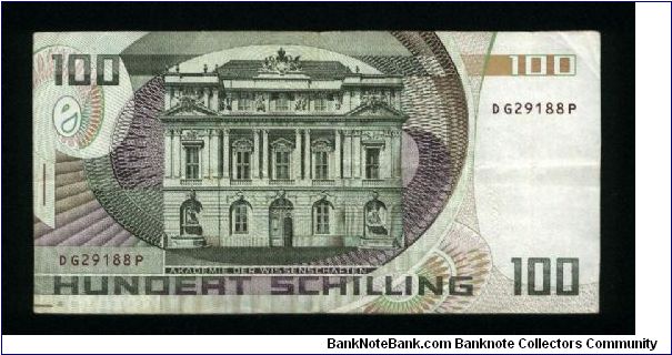 Banknote from Austria year 1984