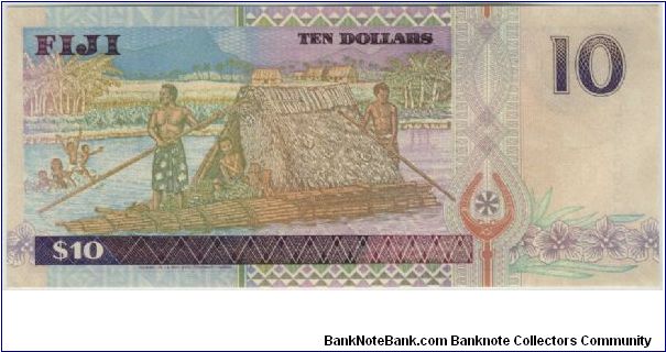 Banknote from Fiji year 1980