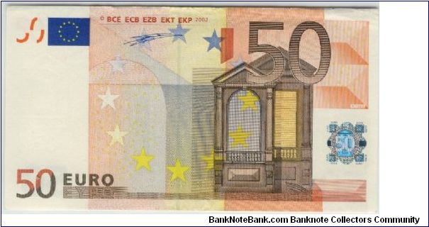 Germany 2002 50 Euro Banknote