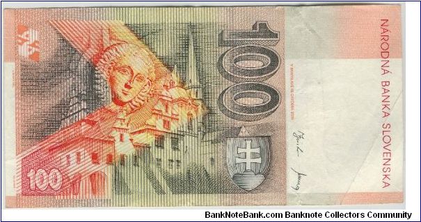 Slovakia 2001 100 Korun. Slovakia 2000 500 Korun. Special thanks to Budhe Ratna Banknote