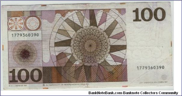 Banknote from Netherlands year 1970