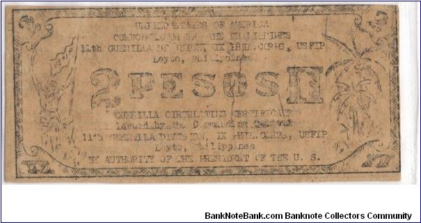 Banknote from Philippines year 1943