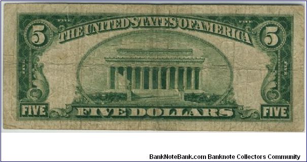 Banknote from USA year 1934