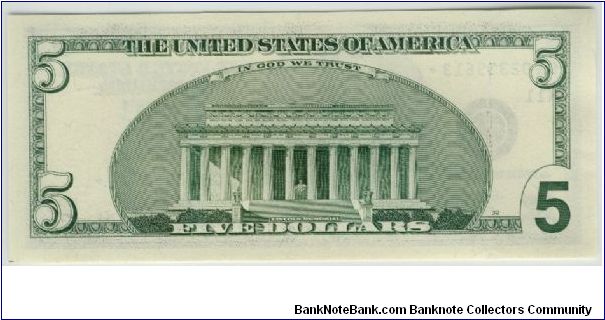Banknote from USA year 2001