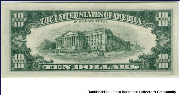 Banknote from USA year 1969