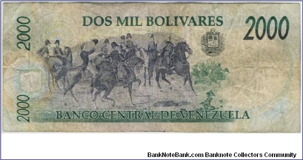 Banknote from Venezuela year 1998