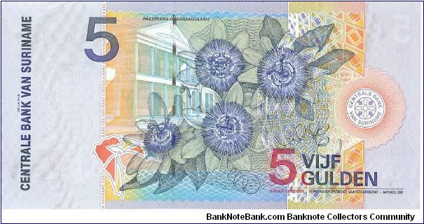 Banknote from Suriname year 2000