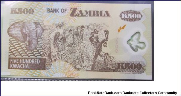 Banknote from Zambia year 2004