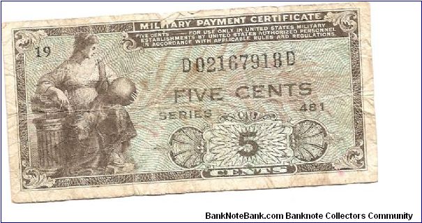 military payment certificate early 50's very good condition. any more info would be of great help. Banknote