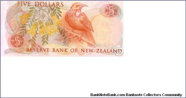 Banknote from New Zealand year 1985