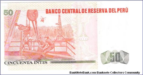 Banknote from Peru year 1987