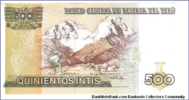 Banknote from Peru year 1987