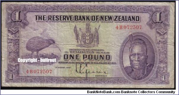 £1 Lefeaux 4B Banknote