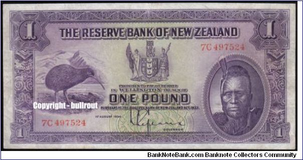 £1 Lefeaux 7C Banknote