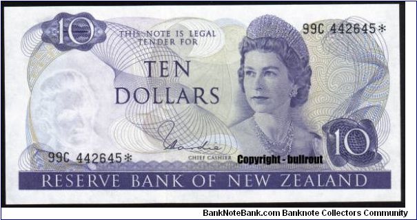 $10 Hardie I 99C* (replacement note) Banknote