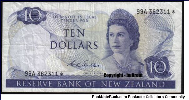 $10 Wilks 99A* (replacement note) Banknote