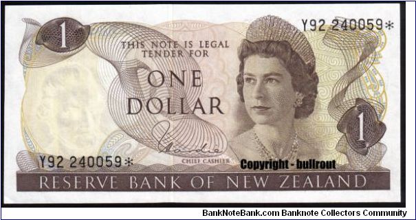 $1 Hardie I Y92* (replacement note) Banknote