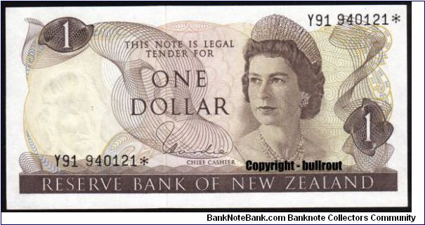 $1 Hardie I Y91* (replacement note) Banknote