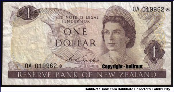 $1 Wilks 0A* (replacement note) - 100,000 issued - Rare Banknote