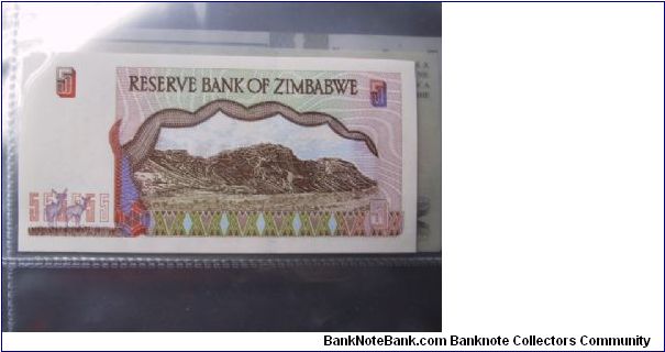 Banknote from Zimbabwe year 0