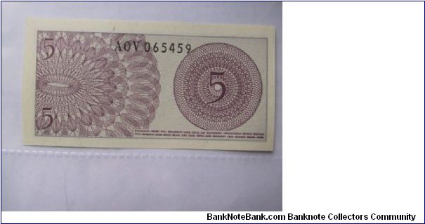 Banknote from Indonesia year 1964