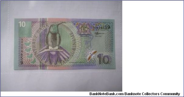 Surinam 10 Gulden banknote
Uncirculated Banknote