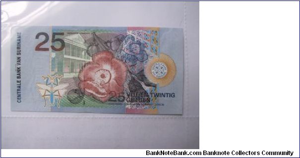 Banknote from Suriname year 2000